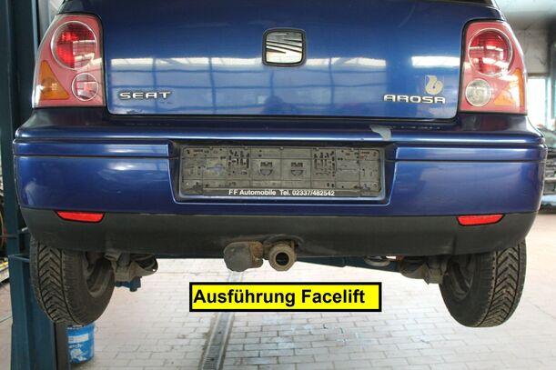 Foto: STOSSSTANGE / STOSSFÄNGER HINTEN ( AB 2000 ) eines Seat Arosa 1.4 SX