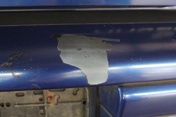 Foto: STOSSSTANGE / STOSSFÄNGER HINTEN ( AB 2000 ) eines Seat Arosa 1.4 SX