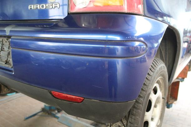 Foto: STOSSSTANGE / STOSSFÄNGER HINTEN ( AB 2000 ) eines Seat Arosa 1.4 SX