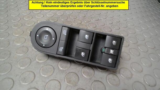 Foto: FENSTERHEBERSCHALTER eines Opel Astra 1.8 Fun