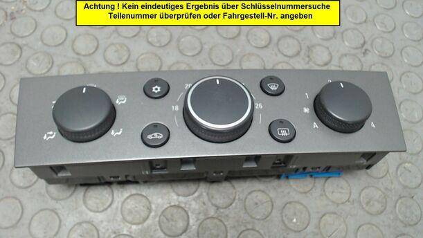 Foto: HEIZUNGSBETÄTIGUNG eines Opel Signum 2.2