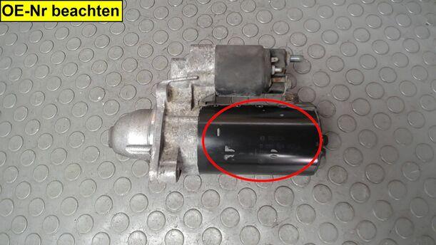 Foto: ANLASSER / STARTER  BOSCH eines BMW 320i touring SX