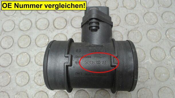 Foto: LUFTMASSENMESSER / LUFTMENGENMESSER BOSCH eines Opel Corsa Fun
