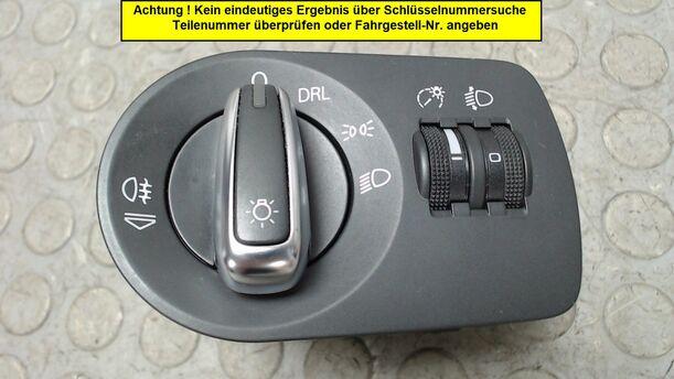Foto: LICHTSCHALTER eines Audi A3 1.6 Sportback