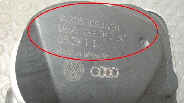 Foto: DROSSELKLAPPENSTUTZEN ( BASTLER ) eines Audi A3 1.6 Sportback