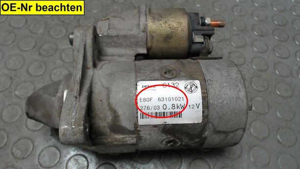 Foto: ANLASSER / STARTER DENSO eines Fiat Panda 1.1