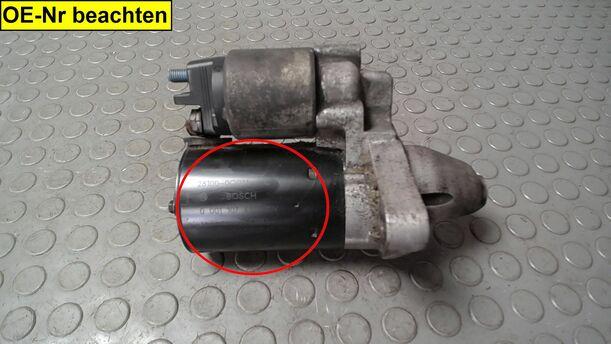Foto: ANLASSER / STARTER  BOSCH) eines Citroen C1 1.0 GL 1,8 E