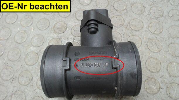 Foto: LUFTMASSENMESSER BOSCH eines Opel Meriva 1.4