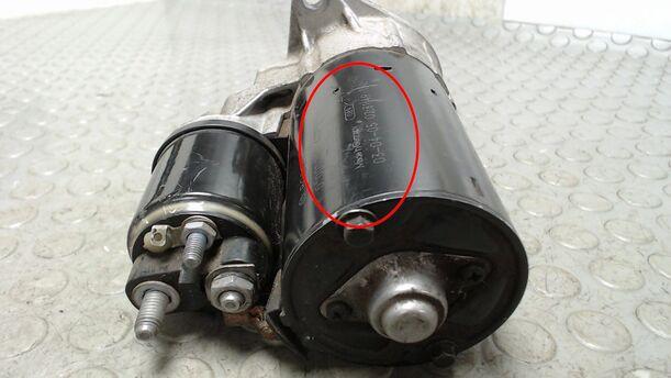 Foto: ANLASSER / STARTER  BOSCH eines Opel Meriva 1.4 CD Diamant
