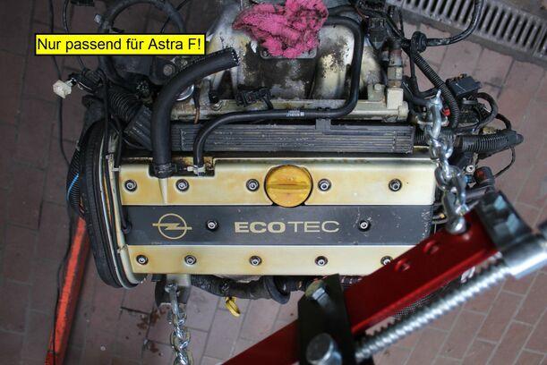 Foto: MOTOR X18XE eines Opel Astra Cabrio 1.8i
