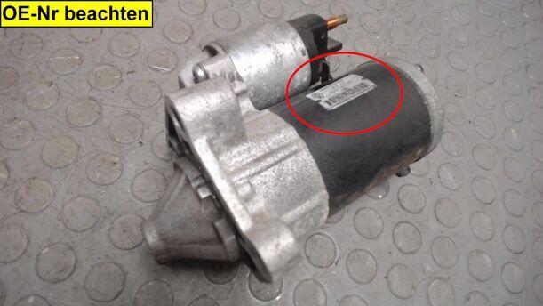 Foto: ANLASSER / STARTER eines Dacia Sandero 1.6 MPI