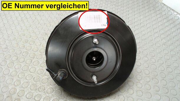 Foto: BREMSKRAFTVERSTÄRKER eines Peugeot 207 95 VTi SLX