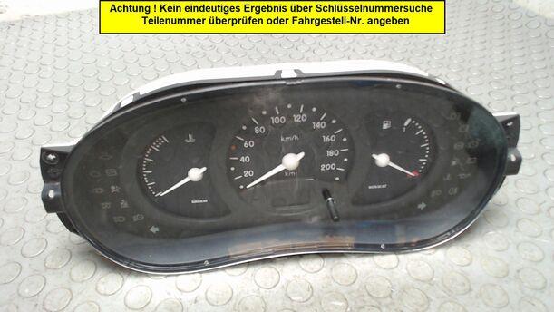 Foto: TACHOEINHEIT / KOMBIINSTRUMENT eines Renault Clio 1.2