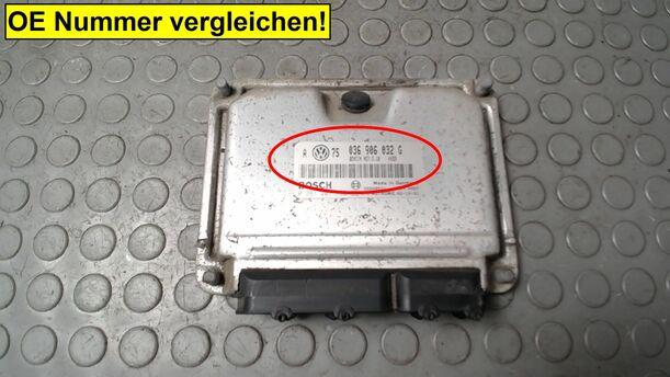 Foto: STEUERGERÄT EINSPRITZUNG/ MOTORSTEUERGERÄT eines VW Golf 1.4