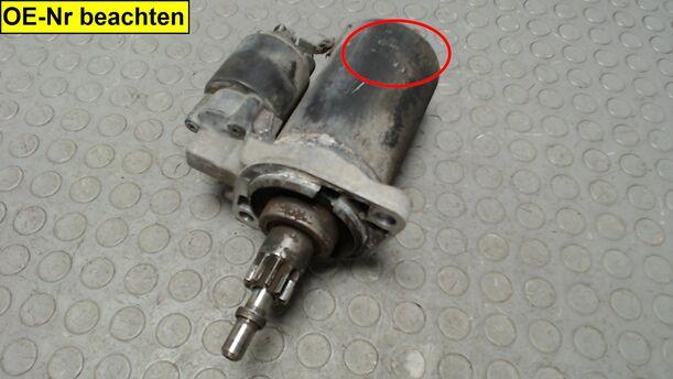 Foto: ANLASSER / STARTER  BOSCH eines VW Passat Variant 1.6