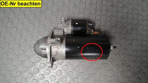 Foto: ANLASSER / STARTER  BOSCH eines Opel Vectra 2.0 DTI Caravan