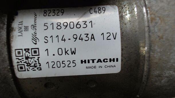 Foto: ANLASSER / STARTER HITACHI eines Fiat Punto 1.2 8V GL