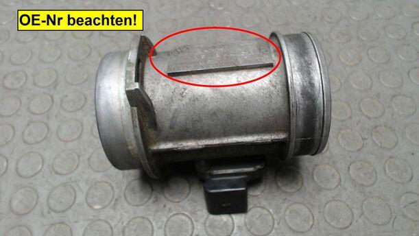 Foto: LUFTMASSENMESSER  HITACHI eines Audi A4 Avant 2.5 TDI GL