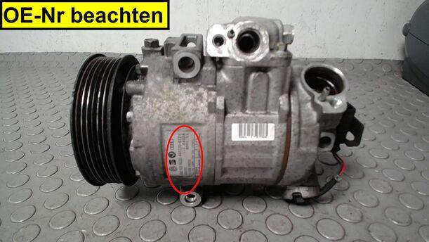 Foto: KOMPRESSOR KLIMAANLAGE eines Skoda Fabia 1.4 16V 7DC 2H2