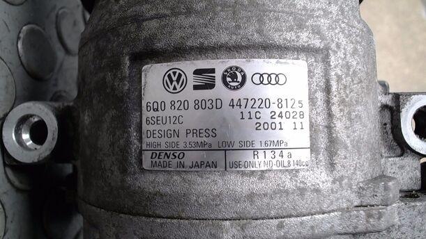 Foto: KOMPRESSOR KLIMAANLAGE eines Skoda Fabia 1.4 16V 7DC 2H2