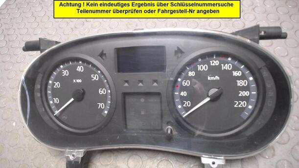 Foto: TACHOEINHEIT eines Renault Clio 1.2 16V