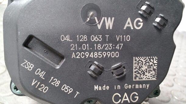 Foto: DROSSELKLAPPE/ DROSSELKLAPPENSTUTZEN eines Skoda Octavia Combi 1.6 TDI GL
