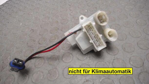 Foto: HEIZUNGSGEBLÄSEWIDERSTAND eines Renault Clio 1.2 16V GL