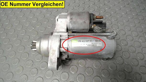 Foto: ANLASSER / STARTER VALEO eines Seat Ibiza 1.4 16V GL