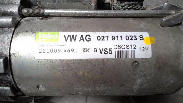 Foto: ANLASSER / STARTER VALEO eines VW Golf 1.4 GLX