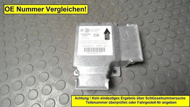 Foto: STEUERGERÄT AIRBAG/ AIRBAGSTEUERGERÄT eines Opel Vectra 2.0 DTI Caravan Edition