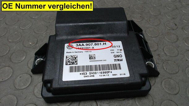 Foto: STEUERGERÄT ELEKTRISCHE HANDBREMSE eines VW Tiguan 2.0 TDI DPF 4Motion Edition