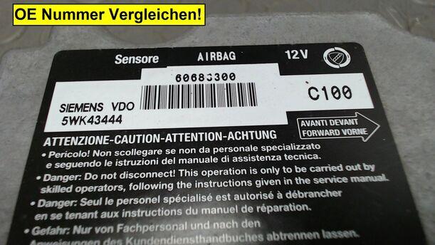 Foto: AIRBAGSTEUERGERÄT eines Alfa Romeo GT 1.9 JTD M-Jet