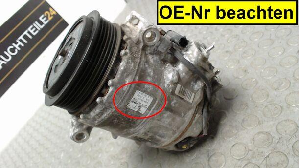 Foto: KLIMAKOMPRESSOR eines Mercedes-Benz Vito 111 CDI Kompakt DPF