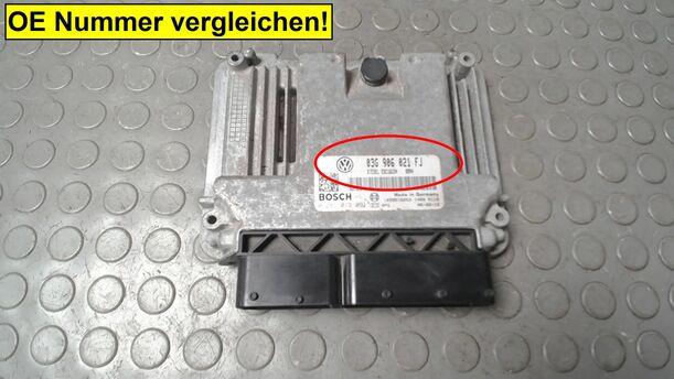 Foto: STEUERGERÄT DIESELEINSPRITZUNG/ MOTORSTEUERGERÄT eines VW Golf Plus 1.9 TDI GLX