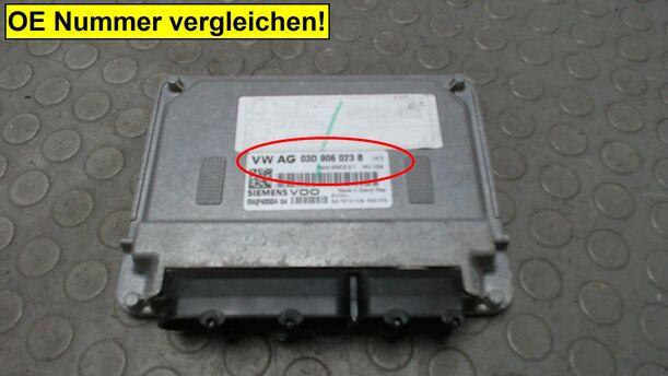 Foto: STEUERGERÄT EINSPRITZUNG / MOTORSTEUERGERÄT eines VW Fox 1.2 GLX