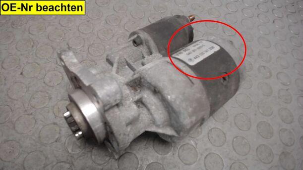 Foto: ANLASSER / STARTER eines Skoda Fabia 1.4 GLX