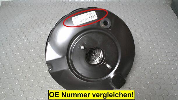 Foto: BREMSKRAFTVERSTÄRKER eines Opel Meriva 1.6 16V