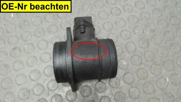 Foto: LUFTMASSENMESSER BOSCH eines VW Golf Variant 1.9 TDI GTI