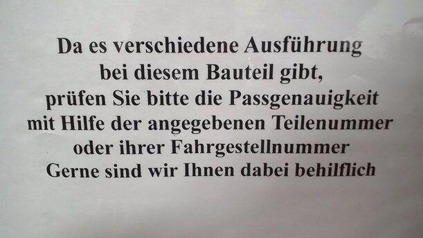 Foto: ANTRIEBSWELLE LINKS eines Opel Zafira 1.9 CDTI GTI