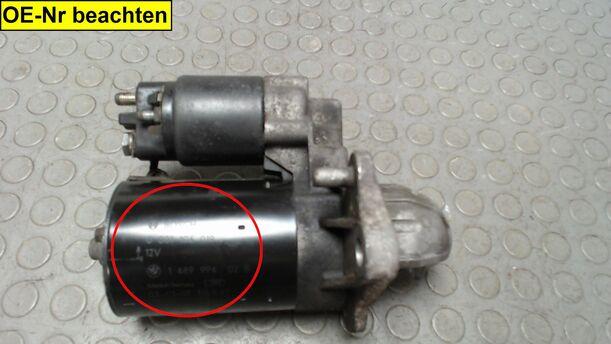 Foto: ANLASSER / STARTER  BOSCH eines Mini (BMW) Mini One GTI