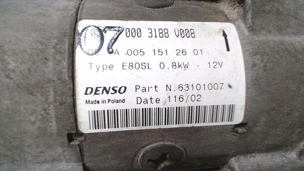 Foto: ANLASSER / STARTER DENSO eines Smart smart & pulse GTI