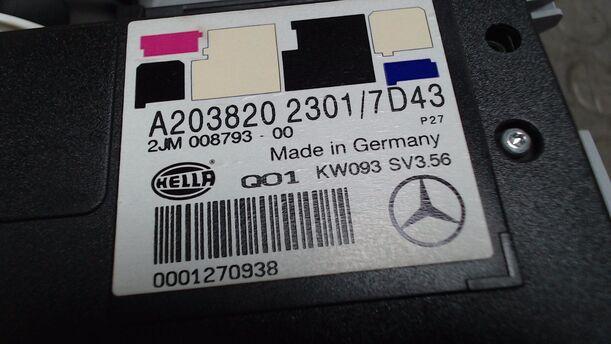 Foto: INNENRAUMLEUCHTE eines Mercedes-Benz C 180 T Kompressor
