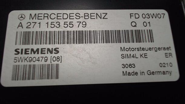 Foto: MOTORSTEUERGERÄT / STEUERGERÄT EINSPRITZUNG eines Mercedes-Benz C 180 T Kompressor