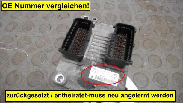 Foto: STEUERGERÄT EINSPRITZUNG (ENTHEIRATET) eines Opel Meriva 1.4 TS