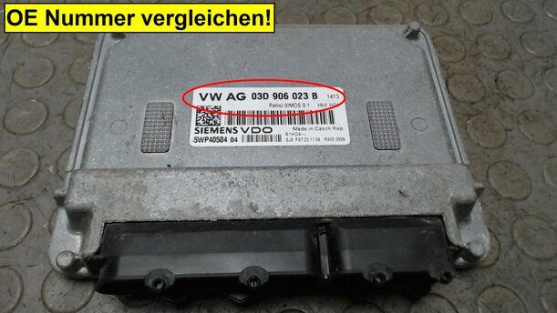 Foto: STEUERGERÄT EINSPRITZUNG / MOTORSTEUERGERÄT eines VW Fox 1.2