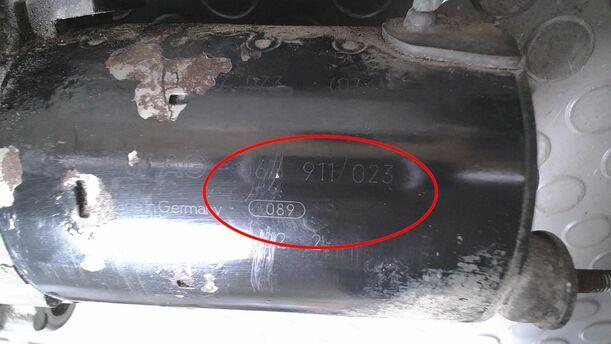 Foto: ANLASSER / STARTER  BOSCH eines Audi A4 Avant 2.0