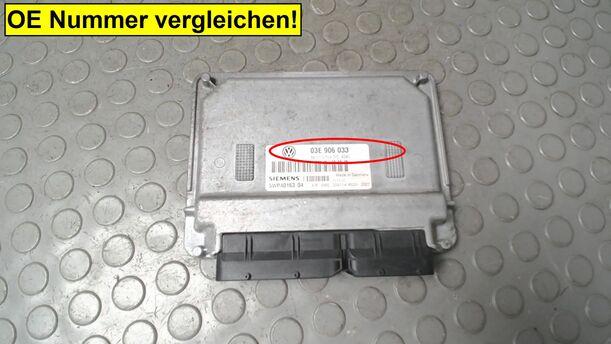 Foto: MOTORSTEUERGERÄT / STEUERGERÄT EINSPRITZUNG eines VW Polo 1.2 Highline