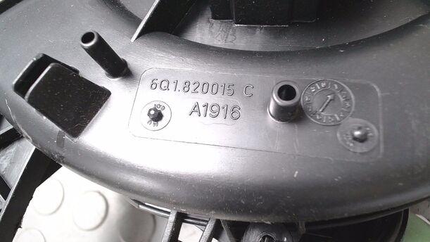 Foto: HEIZUNGSGEBLÄSE eines VW Polo 1.2 Highline