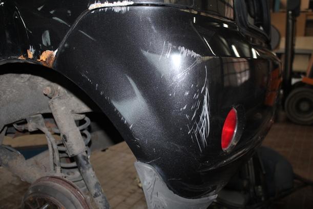 Foto: STOSSFÄNGER/ STOßSTANGE HINTEN ( AB 2005 ) eines Chevrolet Matiz 0.8 Highline