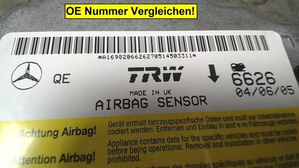 Foto: STEUERGERÄT AIRBAG eines Mercedes-Benz B 200 CDI Autotronic